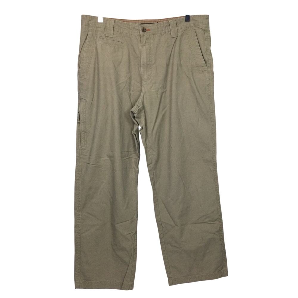 OutdoorLife Gorpcore Tan Outdoor Hiking Multi-pocket Earthy Pants Men's Size 38
